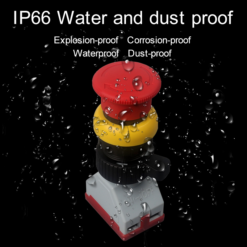 CMORSUN Explosion Proof And Anti-corrosion Emergency Stop Switch Waterproof Push Button Switch